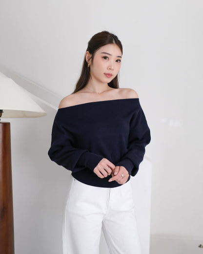Aimee Off-shoulder Knit Top